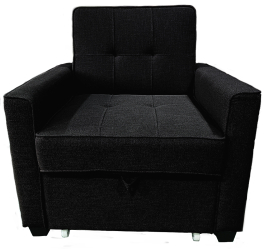 Fotoliu Extensibil CONFORT stofa neagra dimensiuni 81 x 84 x 85 5 cm SET A Smart Living Studio Casa 