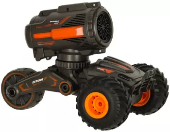 Masinuta de jucarie RC 2 in 1 cu telecomanda si pistol de facut baloane de sapun 