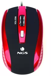 Mouse optic 800/1600dpi USB rosu/negru NGS 