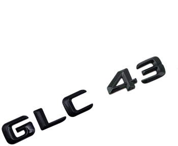 Emblema GLC 43 pentru spate portbagaj Mercedes Negru 
