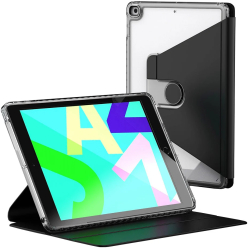 Husa pentru iPad 10.2 2019/2020/2021 - Techsuit Crystal Vision - Black 