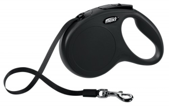 Lesa Flexi Classic cu banda marimea M 5m/25kg Negru 