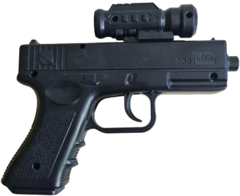 Pistol de jucarie cu 500 bile de gel Orbeez 6+ Negru