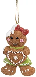 Set 6 ornamente brad Turta Dulce polirasina 5x1x8 cm 