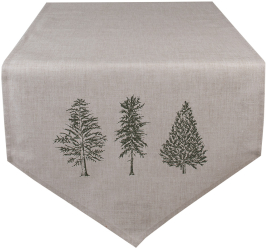 Traversa masa bumbac bej verde Brazi 50x160 cm 