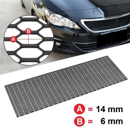 Grila Sport Tuning Honey Comb 120 x 40cm hexagon 14 x 6mm 