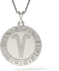 Lantisor cu pandantiv din argint model Aries 