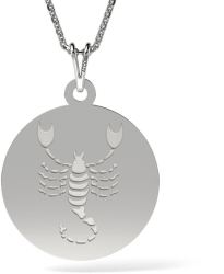 Lantisor cu pandantiv din argint model Scorpion 