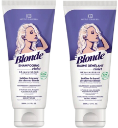 Pachet pentru par blond sampon si balsam - Blonde Violet Shampooing et Baume ICB 200ml + 200ml 