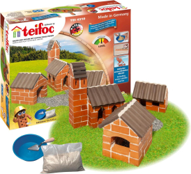 Set constructie cu caramizi Teifoc 155 piese - Sat