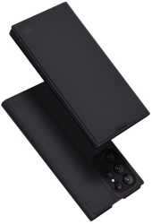 Husa Flip pentru Samsung Galaxy S22 Ultra 5G ApcGsm Magskin Book Negru 