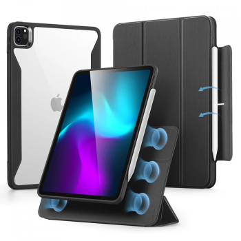 Husa pentru iPad Pro 11 2021 / 2022 - ESR Rebound Hybrid - Rugged Black 
