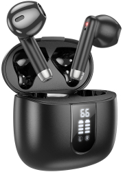 Casti Bluetooth fara fir HOCO EW36 5.3 Jerry reducere activa a zgomotului multi-touch IPX5 switch master slave TWS apel siri comparti
