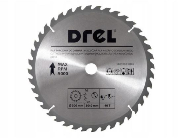 Disc circular vidia 40 dinti 300 mm Drel 