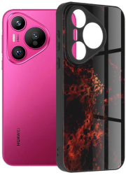 Husa pentru Huawei Pura 70 Marmalis Glaze Series Red Nebula 