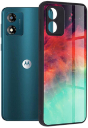 Husa pentru Motorola Moto E13 Marmalis Glaze Series Fiery Ocean 