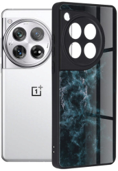 Husa pentru OnePlus 12 Marmalis Glaze Series Blue Nebula 