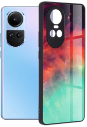 Husa pentru Oppo Reno10 / Reno10 Pro Marmalis Glaze Series Fiery Ocean 
