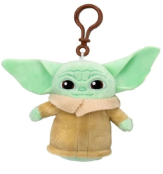 Jucarie din plus cu breloc Baby Yoda Star Wars 10 cm 