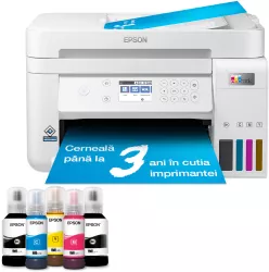Multifunctional inkjet color Epson EcoTank CISS L6276 A4 Wireless ADF Alb C11cj61406 