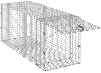 Capcana mare pentru sobolani si alte animale Otel Pliabila Dimensiune 1067 x 406 x 457 mm 