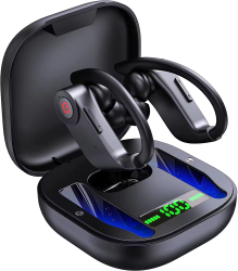 Casti Bluetooth OneLucero Calitate Socanta a Sunetului Functie Apelare si Impermeabilitate IPX7 Noise Cancelling ABS Negru 