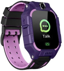 Ceas Smartwatch Copii Techstar® Q19 1.40 inch IPS Cartela SIM Tracker LBS Buton SOS Apelare Bidirectionala Mov 