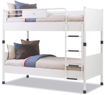 Pat etajat pentru copii si tineret Colectia White 200 x 90 cm 