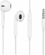 Casti Audio pentru APPLE EarPods Cu Fir Microfon Jack 3.5mm Albe 