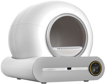 Litiera Inteligenta Automata TrendiShop® Pentru Pisici Tuya Wifi 2.4 GHz Sterilizare Fara Miros 9L Pentru Pisici intre 1Kg si 10Kg 