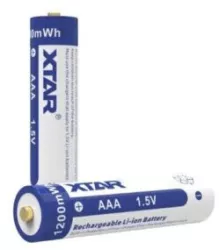 Acumulator XTAR Li-ion AAA R3 1.5V 1200mWh cu pin terminal 