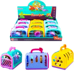 Catelusi cu accesorii si cusca 9 set/display 