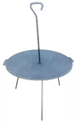 Disc pentru gratar   fonta cu picioare si agatator 52 cm Premium 