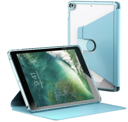 Husa pentru iPad 9.7 2017 / 2018 - Techsuit Crystal Vision - Bleu 
