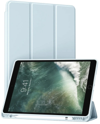 Husa pentru iPad Air 10.5 2019 / iPad Pro 10.5 2017 - Techsuit Flex Trifold - Sky Blue 