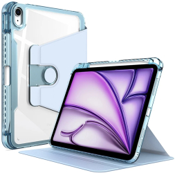 Husa pentru iPad Air 11A 2024 - Techsuit Crystal Vision - Bleu 