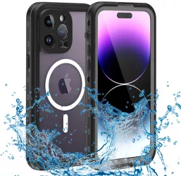 Husa pentru iPhone 14 Pro Max - ShellBox Waterproof IP68 Case - Black 