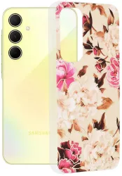 Husa pentru Samsung Galaxy A35 5G - Techsuit Marble Series - Mary Berry Nude 