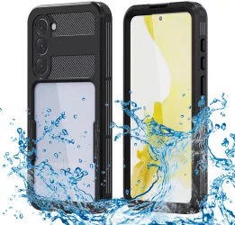 Husa pentru Samsung Galaxy S23 Plus - ShellBox Waterproof IP68 Case - Black 