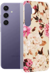 Husa pentru Samsung Galaxy S24 Plus - Techsuit Marble Series - Mary Berry Nude 