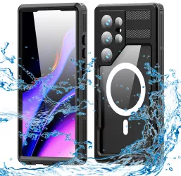 Husa pentru Samsung Galaxy S24 Ultra - ShellBox Waterproof IP68 Case - Black 