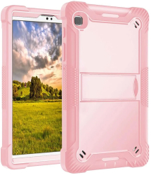 Husa pentru Samsung Galaxy Tab A7 10.4 2020 / 2022 + Folie - Techsuit Rugged TabShell - Rose Gold 