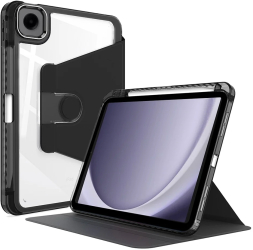 Husa pentru Samsung Galaxy Tab A9 Plus - Techsuit Crystal Vision - Black 