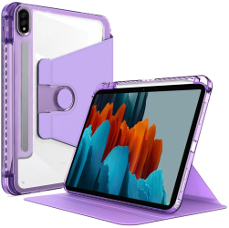 Husa pentru Samsung Galaxy Tab S7 / S8 - Techsuit Crystal Vision - Purple 