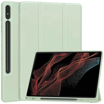 Husa pentru Samsung Galaxy Tab S8 Ultra - Techsuit Flex Trifold - Matcha Green 