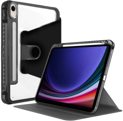 Husa pentru Samsung Galaxy Tab S9 / S9 FE - Techsuit Crystal Vision - Black 