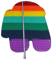 Jucarie antistres din silicon Flippy® Pop It Now and Flip It Among Us 85 cm 