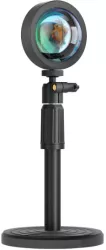 Lampa led cu proiectie apus de soare cu 4 filtre interschimbabile si inaltime ajustabila pentru dormitor camera zi conectare pe USB roti