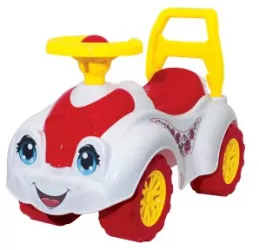 Premergator ride-on TechnoK masinuta vesela cu claxon floricele 