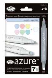 Set 7 markere Royal & Langnickel Azure Culori pastel 